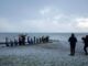 Argentina ondata di gelo estremo neve sulle spiagge e freddo come in Groenlandia
