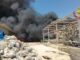 Incendio ad Augusta fiamme in stabilimento rifiuti alta colonna di fumo nero