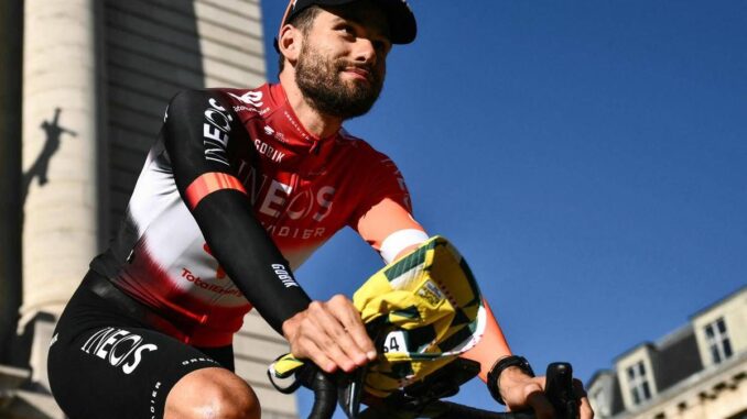 Tour de France, Ganna cade nella prima tappa e si ritira